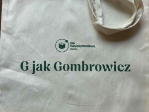 torba bawełniana G jak Gombrowicz